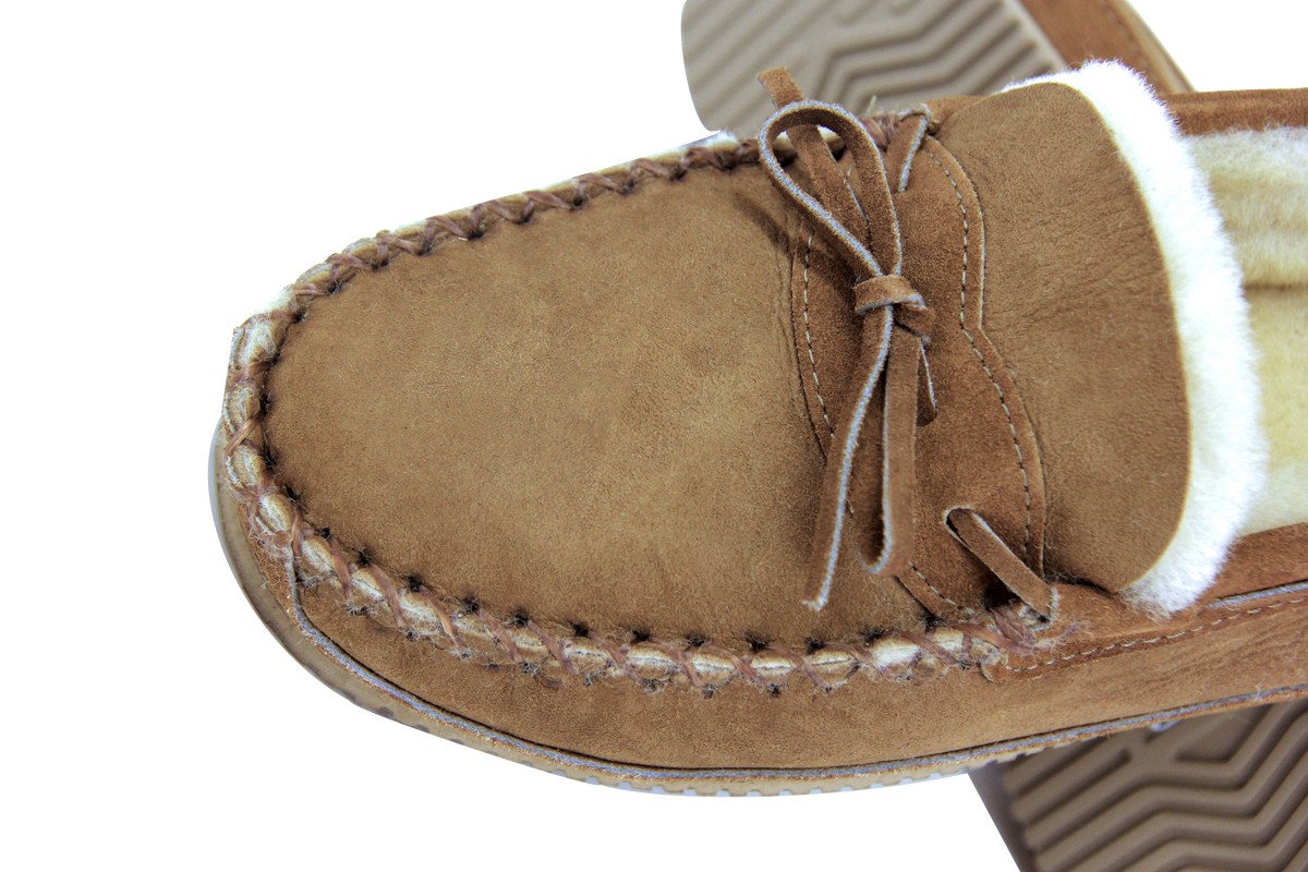Hardsole Moccasin Genuine Australian sheepskin indoor/Outdoor