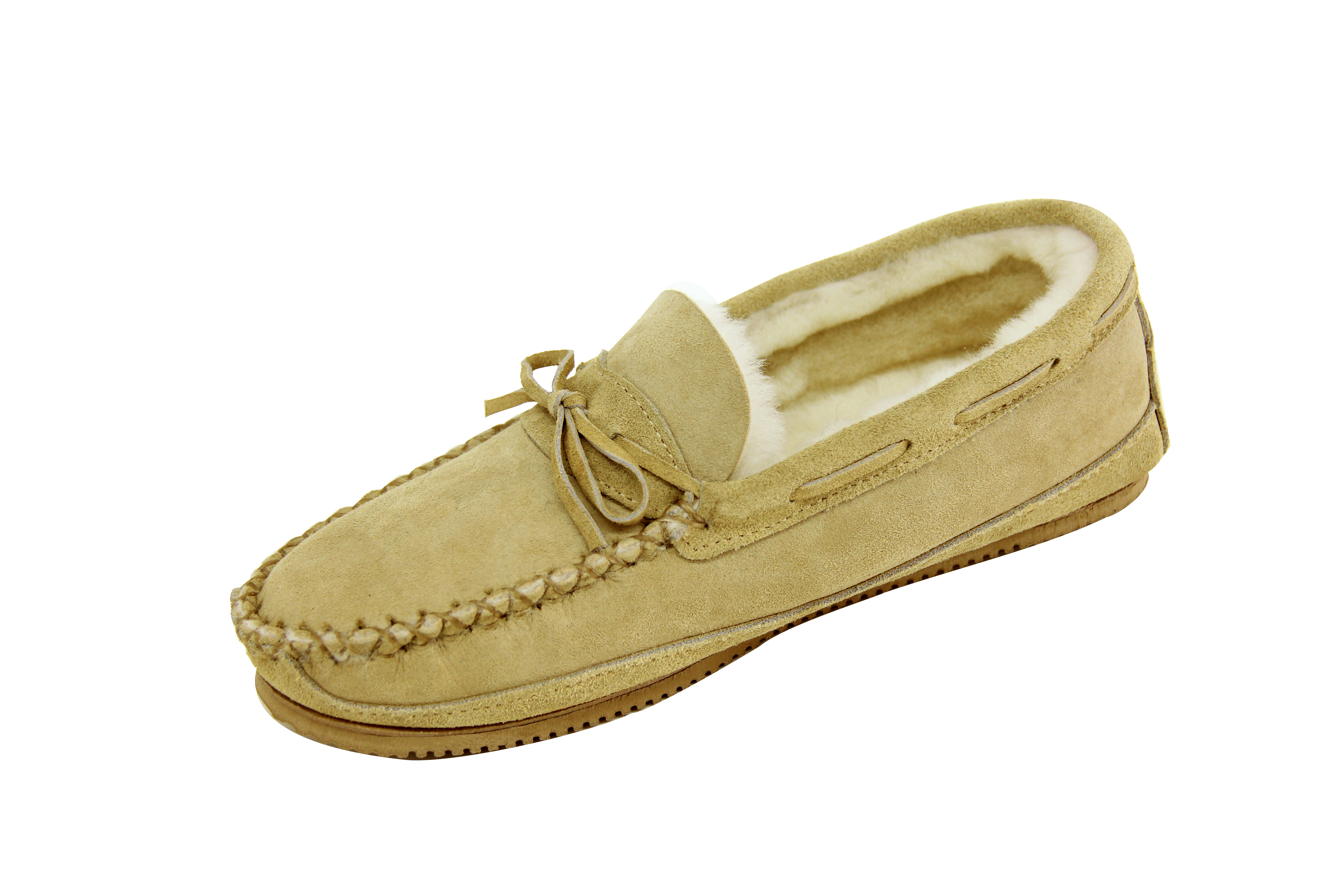 Hardsole Moccasin - Genuine sheepskin slipper