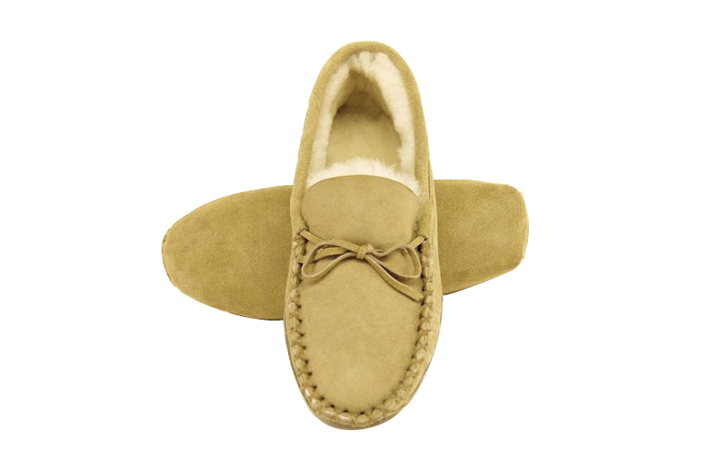 Soft Sole Moccasin - Genuine sheepskin slipper