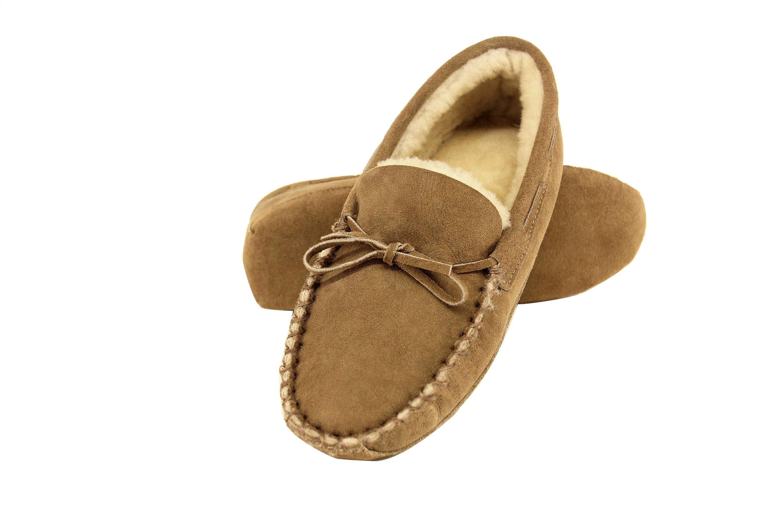 Soft Sole Moccasin - Genuine sheepskin slipper